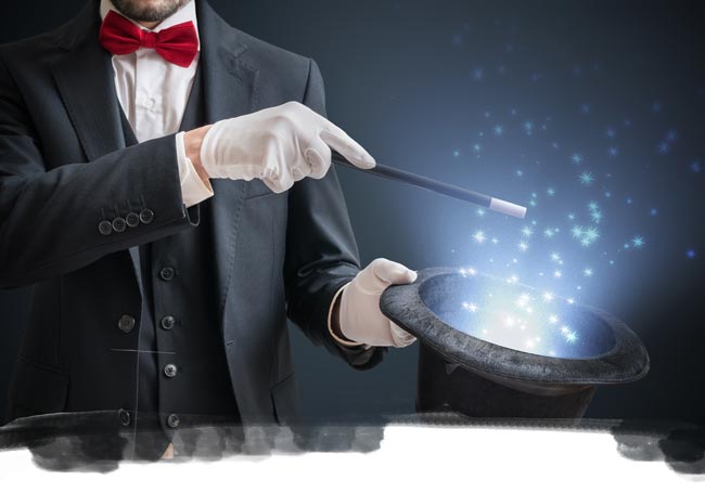 Ein Bild eines Zauberhuts