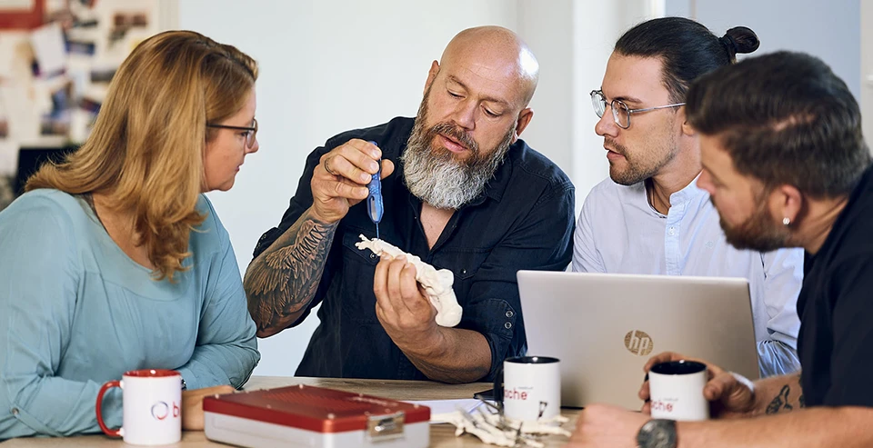 Die Bildwelt des arven.io Kunden blache medical