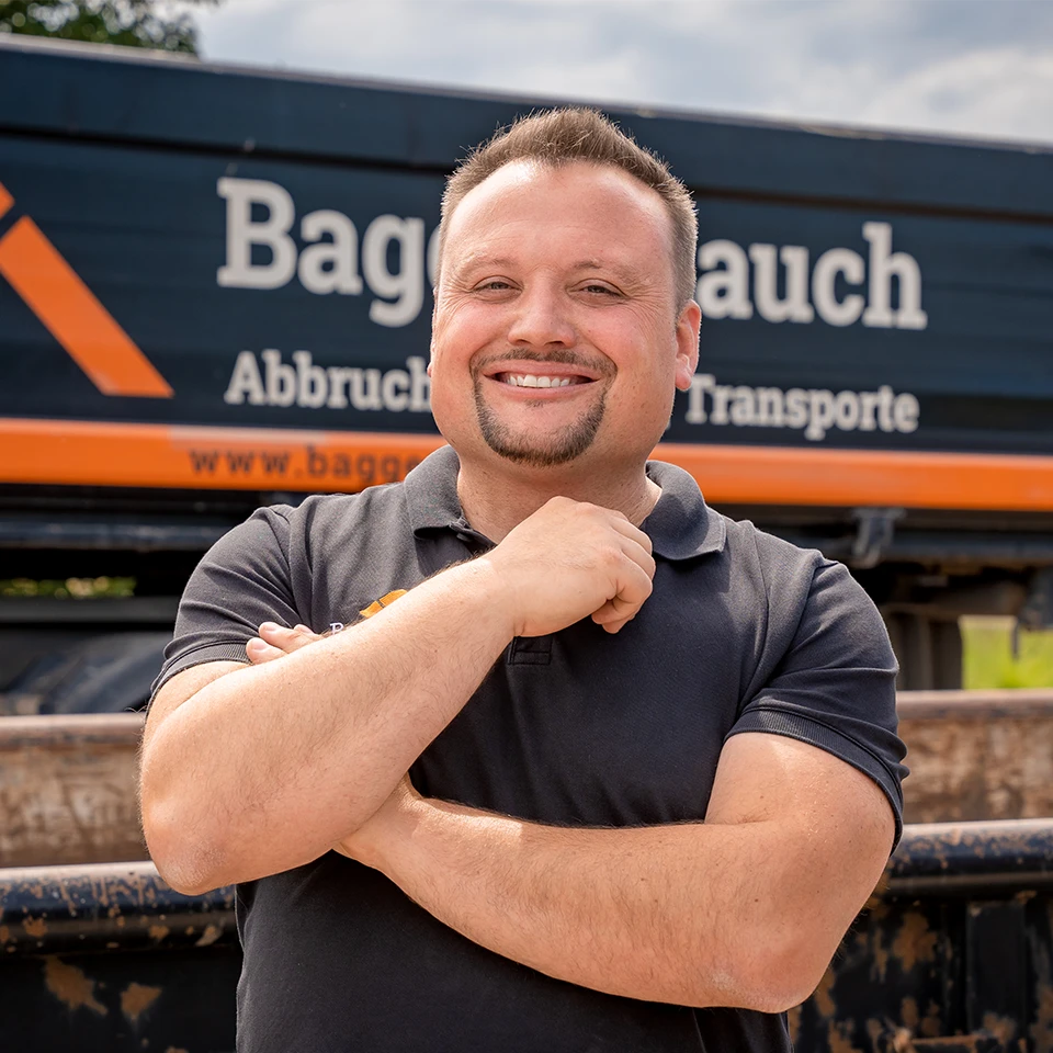 Geschäftsführer bei BaggerStauch, Manuel Stauch