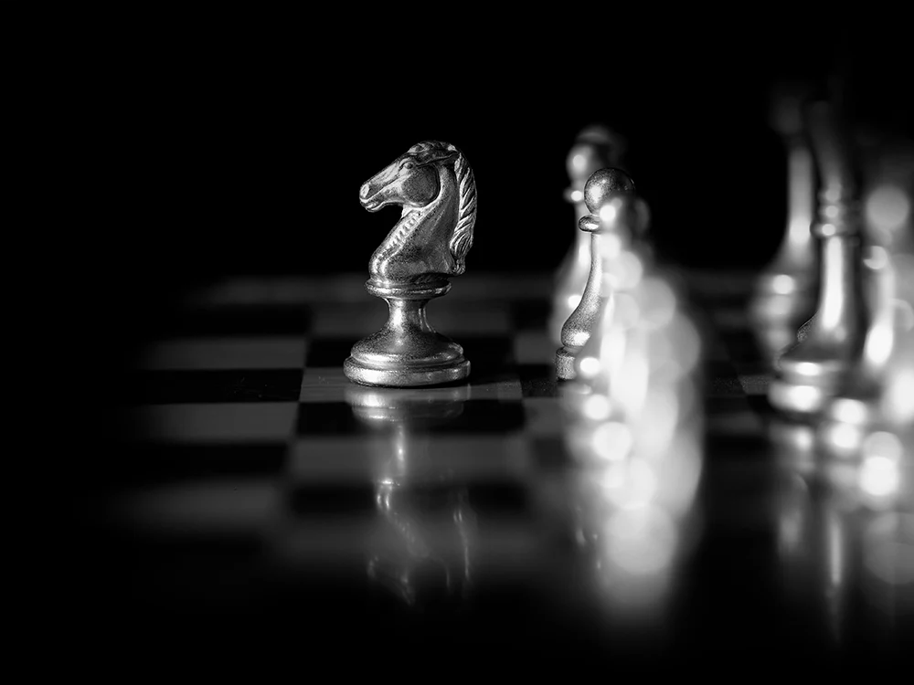 Strategische Beratung bei arvenio marketing - Schachspiel